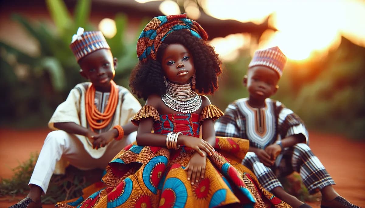 Cocoladyspeed : Quand le Pagne Africain Habille les Enfants avec Élégance